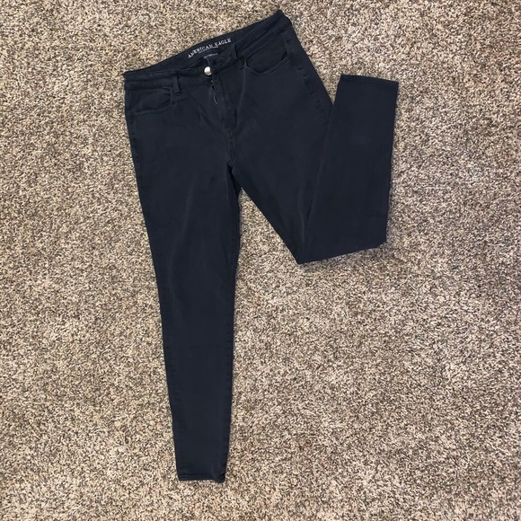 Denim - Black Super Stretch American Eagle Jeans